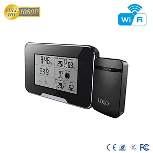 HD 1080P Weather Clock WiFi Security Camera