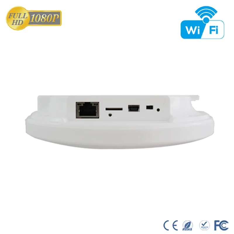 HD 1080P Wall/Desk Clock Wi-Fi Security Camera