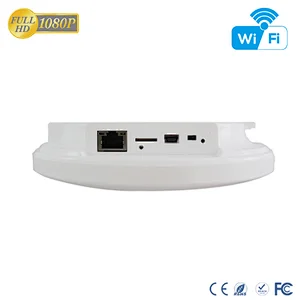 HD 1080P Wall/Desk Clock Wi-Fi Security Camera