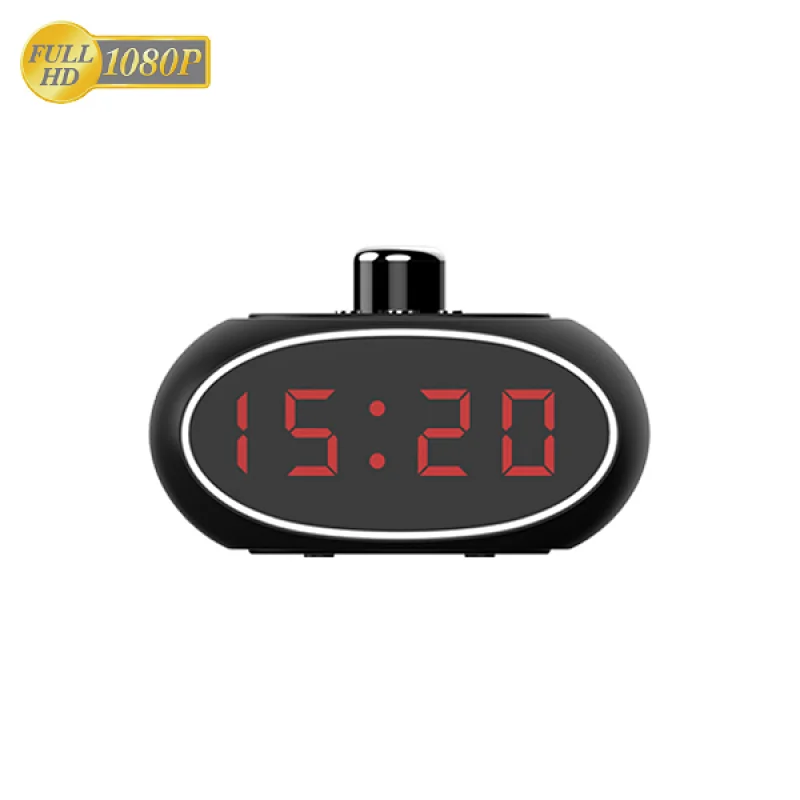 HD 1080P Rotatable Desk Clock DVR Camera