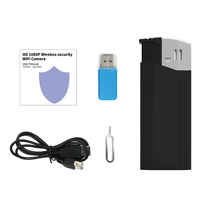Lighter Spy Camera HD 1080P Wi-Fi Home Security