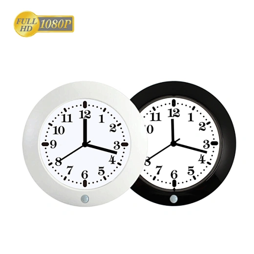 clock pir security camera