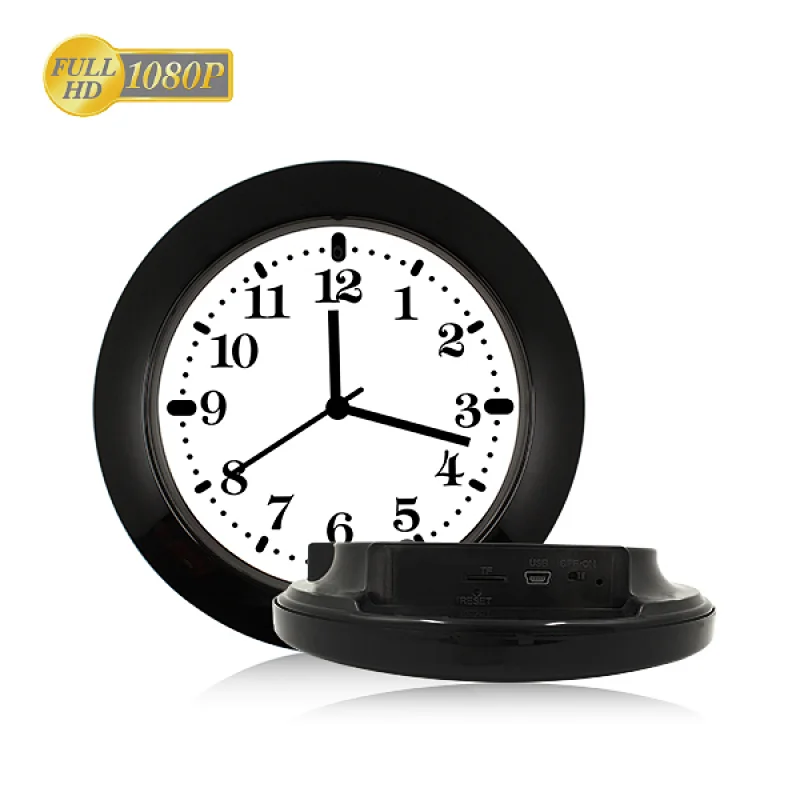 HD 720P Wall Clock PIR Security Camera