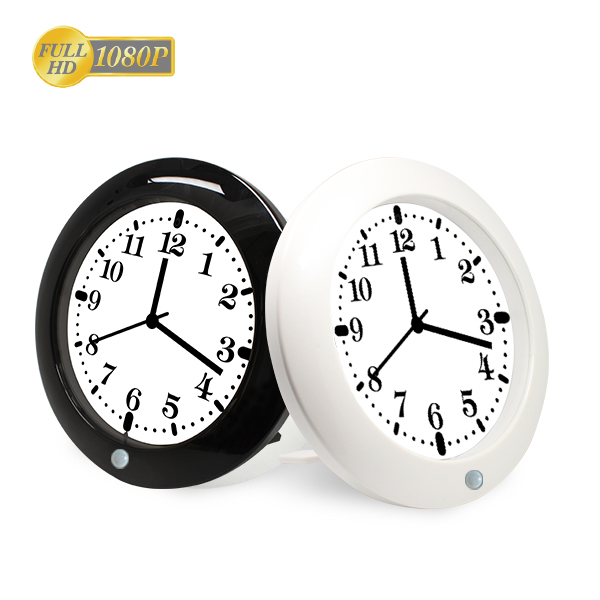 security camera wall clock