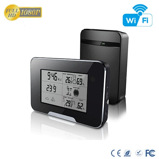 weather clock wifi camera