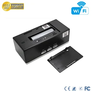 HD 1080P IR Desk Clock Wi-Fi Security Camera