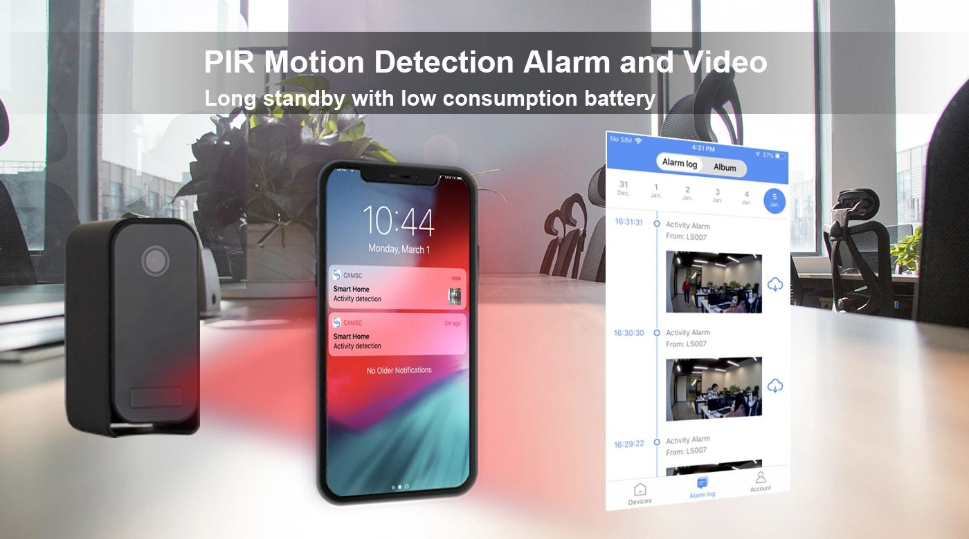 PIR detection camera