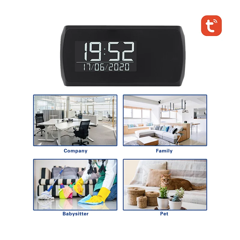 Wifi Clock Camera / Alarm Clock Camera