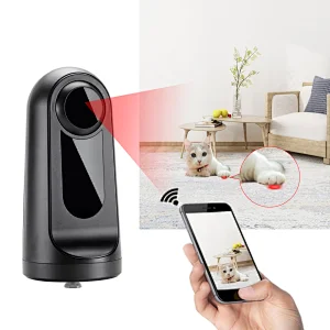HD 1080P Wi-Fi Pet Camera with Laser Tease
