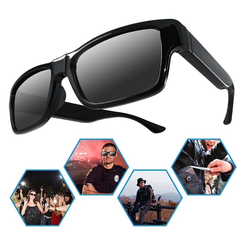 HD 1080P High Tech Sunglasses Video Camera