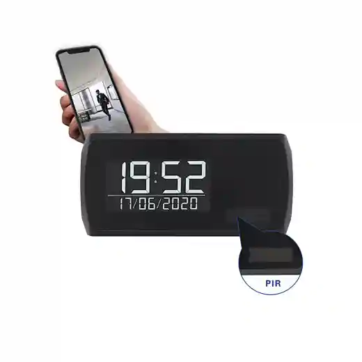 stylish hidden clock camera
