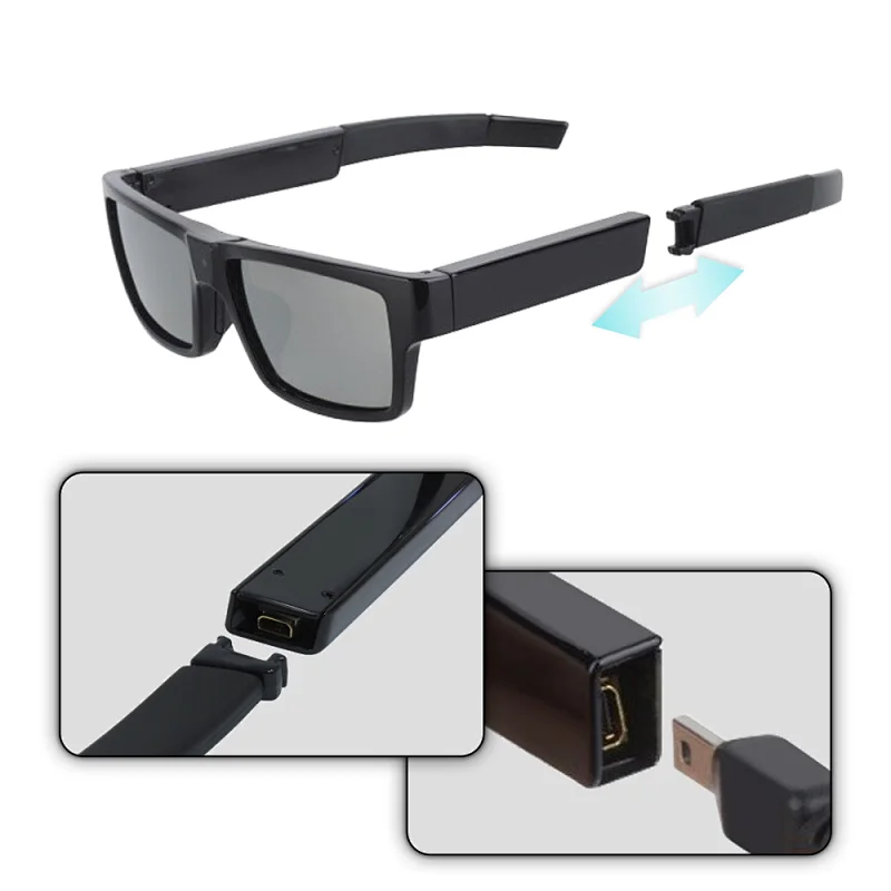 HD 1080P High Tech Eyeglasses Video Camera