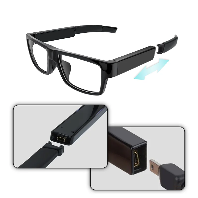 HD 1080P High Tech Eyeglasses Video Camera