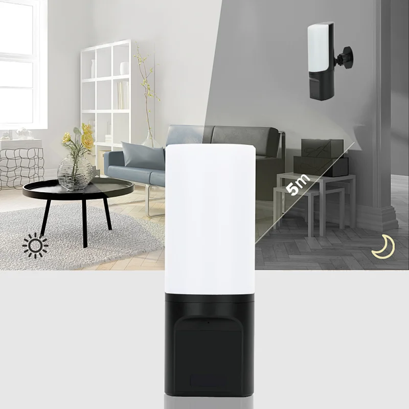 Tuya Wall Lamp Security Wi-Fi Camera