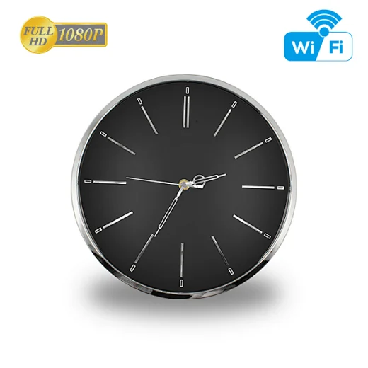 hidden camera wall clock