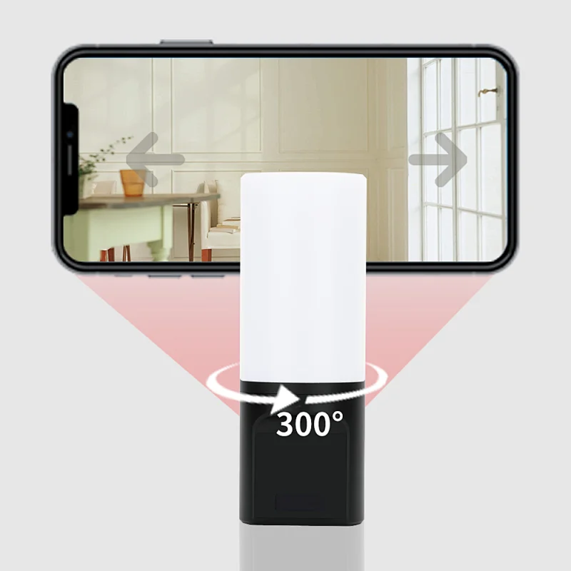 Tuya Wall Lamp Security Wi-Fi Camera