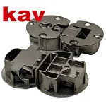 Semi-circular double cups flat hinge 180 degree folding hinge cabinet hidden concealed hinge