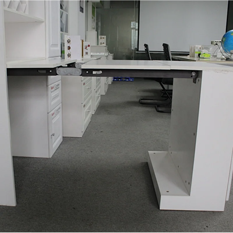 kav down folding cabinet  table slide pull out & slide hidden kitchen table designs slide for saving space(AG005)