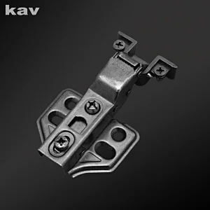 kav aluminum door soft close hinge black color furniture hinges