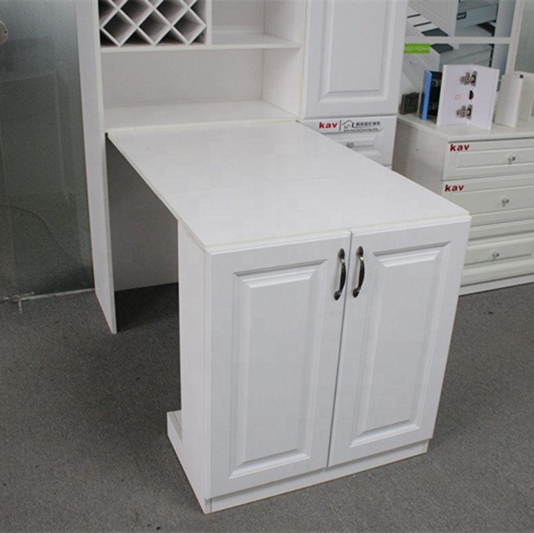 sideboard with hidden table