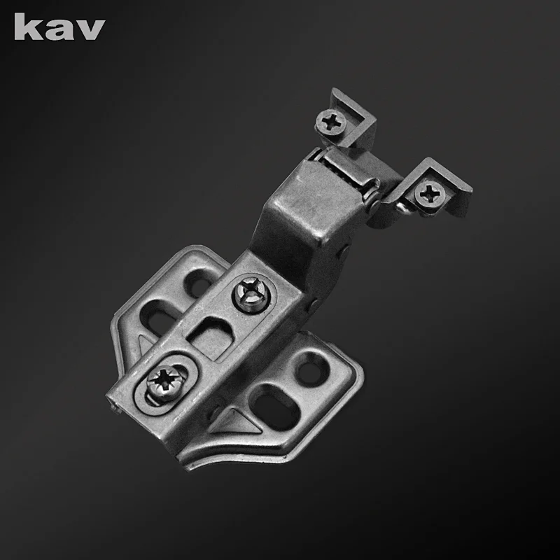 kav aluminum door soft close hinge black color furniture hinges