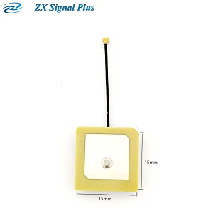Antena GPS activa de 15 * 15 * 6.3 mm
