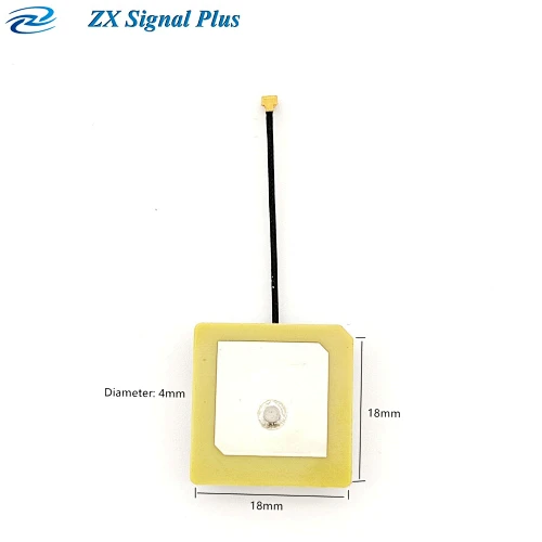 Antena GPS activa de 18 * 18 * 4 mm