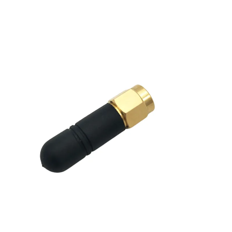 Antena externa wlan wlan de mini borracha de 2 cm 2dBi WIFI 2,4-2,5 GHz