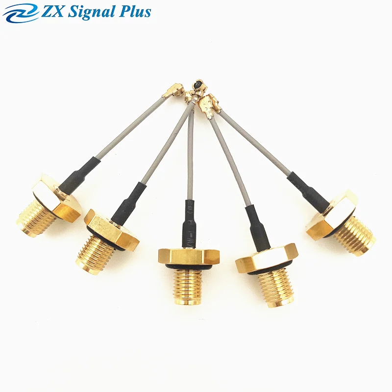 PCI U.FL至SMA尾纤电缆Ipex连接器Ufl至SMA同轴射频连接器