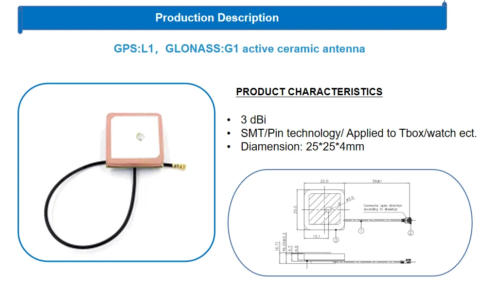 high quality ipex gps antenna suppliers