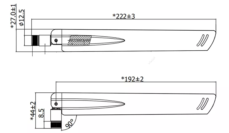 Good quality Omni-directional 4g lte duck antenna with customizable connector