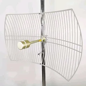 Antena parabólica al aire libre 1700-3800MHz de Antena de la rejilla de la comunicación 2x30dbi 48dbi