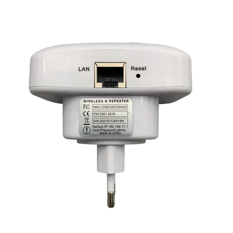 Extender de alcance de 2,4 GHz Sinal N sem fio WIFI Repetidor 300mbps