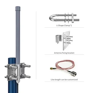 LoRa 玻璃纤维天线 868 MHz 915 MHz 2dBi 4 dBi 6 dBi 8dBi 10 dBi 增益定制化氦矿机