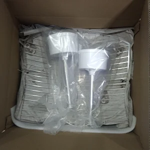 扁平馈线 新型抛物面天线 2*24dBi V8 网格抛物面天线 4G 5G 天线 698-960/1710-2700/3300-3800MHz