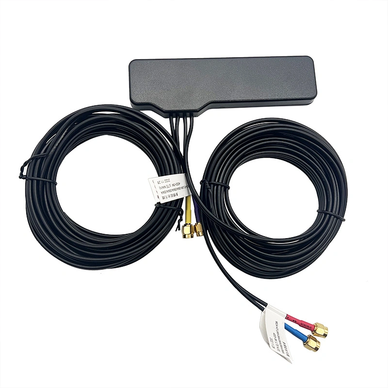 High Quality 4 In 1 Active GPS/GNSS+WIFI+4G LTE Combo Puck Antenna with Adhesive Backing MIMO Antenna