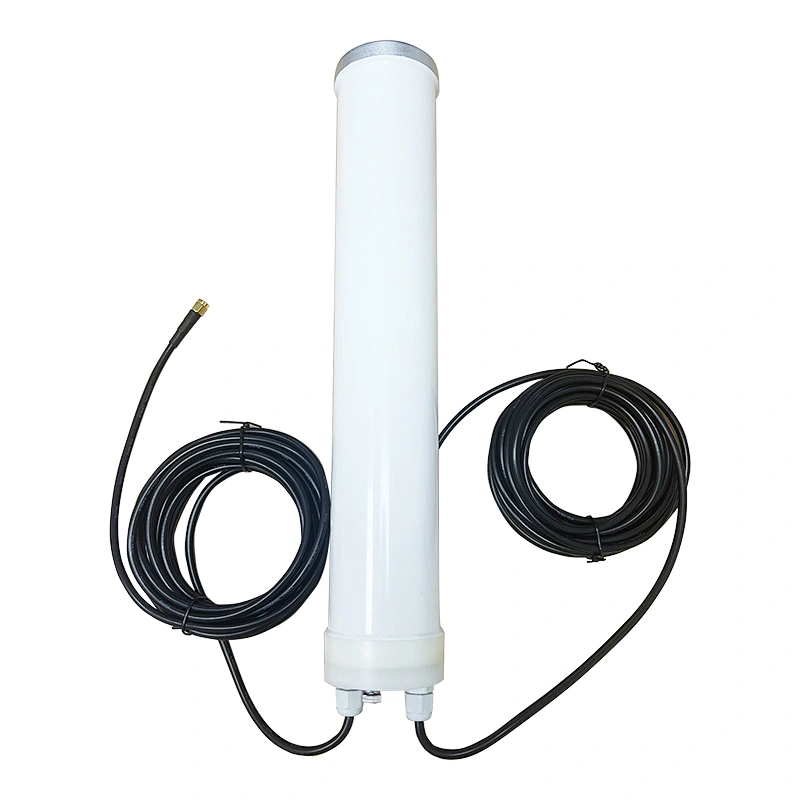 600-2690MHz Waterproof Antenna Omni-directional LTE Combo 2x2 Cylinder MIMO 4G Outdoor Antenna