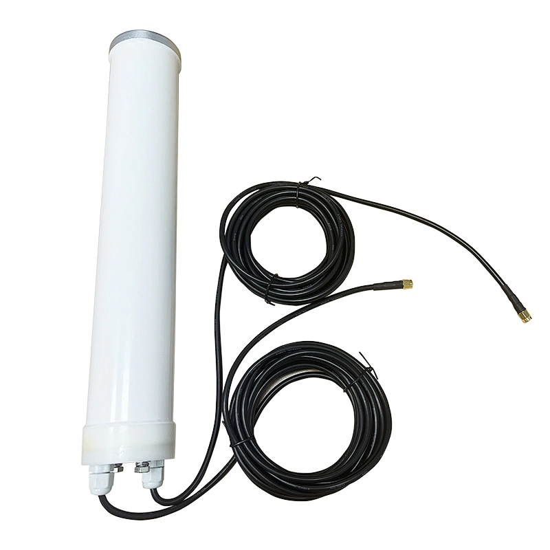 600-2690MHz Waterproof Antenna Omni-directional LTE Combo 2x2 Cylinder MIMO 4G Outdoor Antenna
