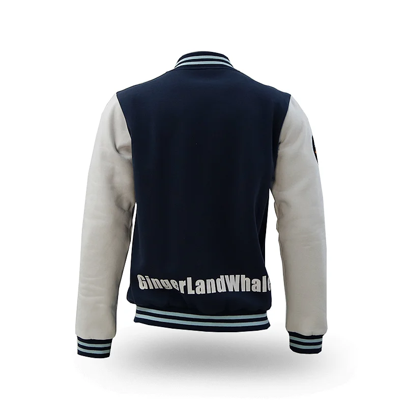 Custom College Jacket Embroidered Satin Baseball Bomber Jacket for Men
