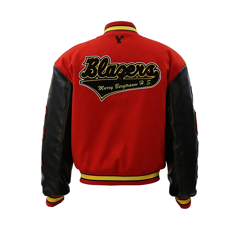 wholesale Youth College Cheap Custom woolen jacket varsity jacket