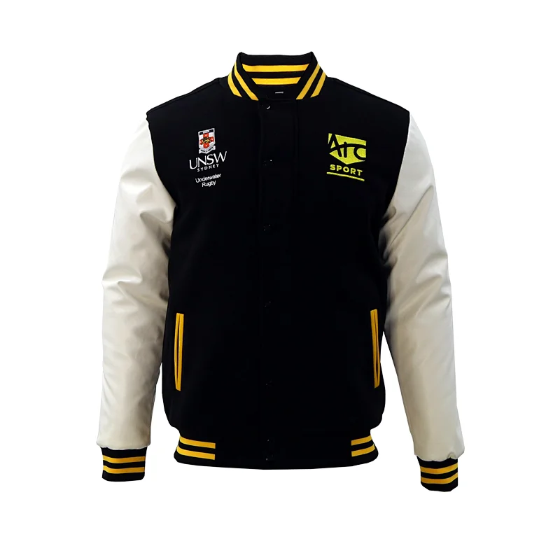 custom your brand blank baseball jacket wholesale letterman jacket