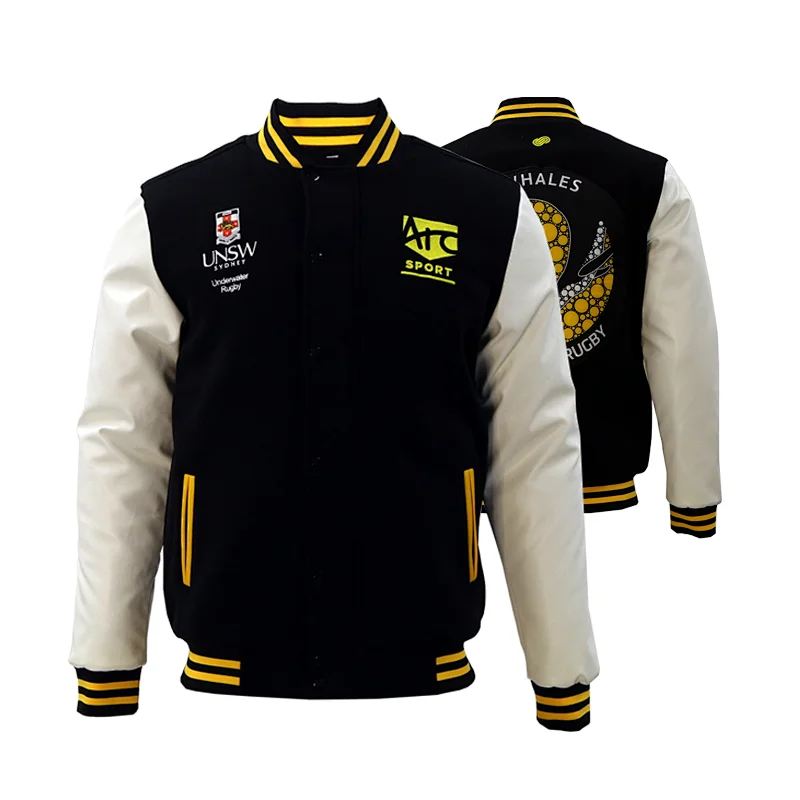 custom your brand blank baseball jacket wholesale letterman jacket