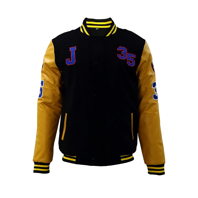 custom patch embroidery baseball bomber jacket