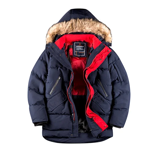 Canada Winter Windbreaker Bubble Longer Jacket Men Parka Coats Jackette for Men