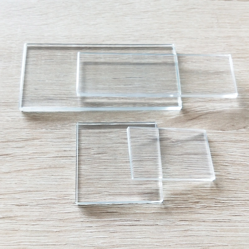 UKCOCO Transparent Optical Quartz Glass Sheet - Clear Square Glass Plate  Panel with High Transmittance, High Purity, High Temperature Resistance