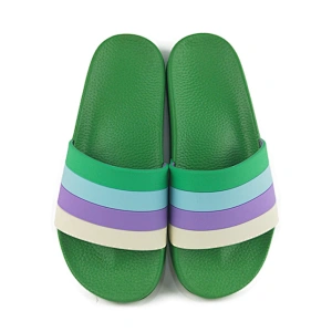 Greatshoe new design custom lady slipper leather sandal slide women beach slippers china factory
