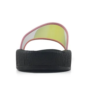 Greatshoe fashion plain slide footwear,custom beach colours women slide sandal slipper
