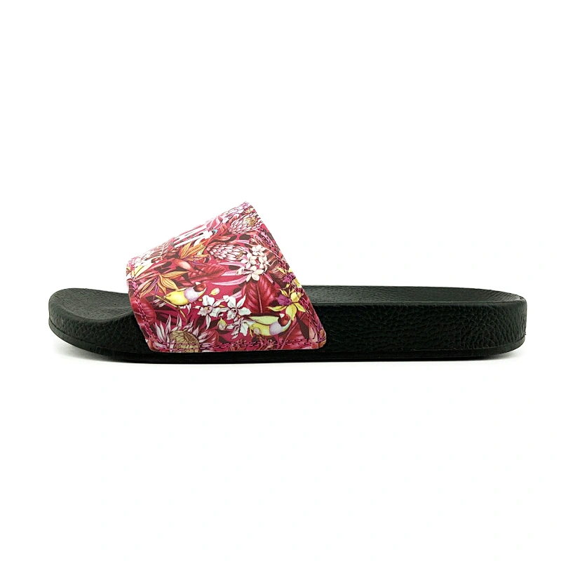Greatshoe low MOQ custom logo unisex slide comfort footwear sandals