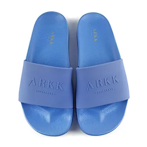 Greatshoe wholesale custom logo men's sandal low MOQ beach slide slipper custom sandals