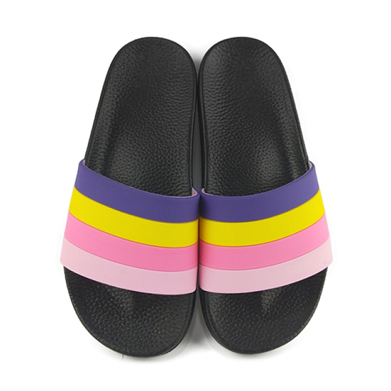 Greatshoe new design custom lady slipper leather sandal slide women beach slippers china factory